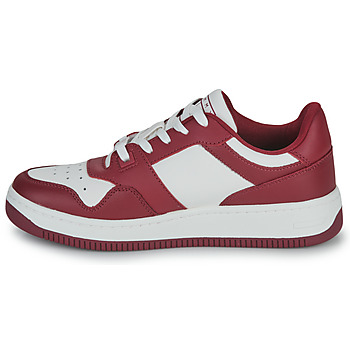 Tommy Jeans TJW RETRO BASKET LEATHER White / Red
