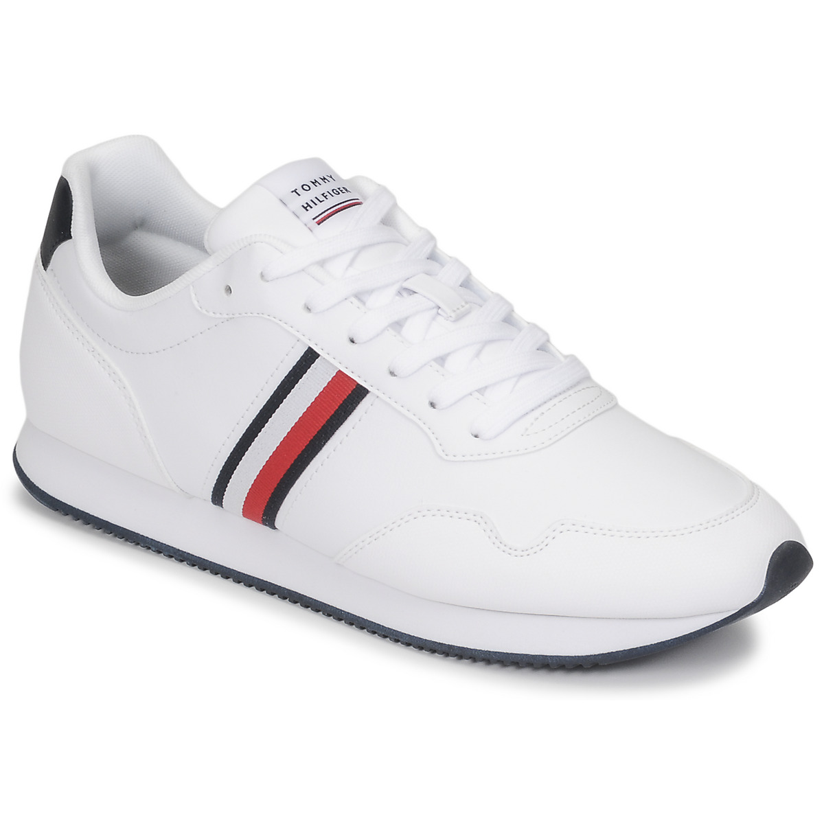 Tommy Hilfiger Core Lo Runner Pu Lth White