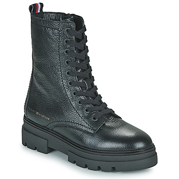 Tommy Hilfiger MONOCHROMATIC LACE UP BOOT Black
