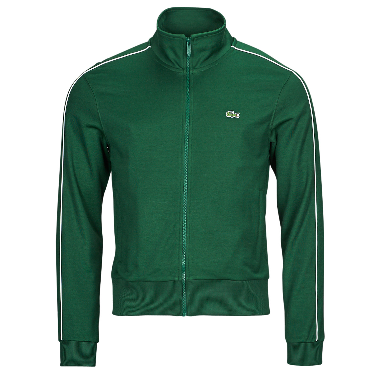 lacoste  sh1457-132  men's tracksuit jacket in green