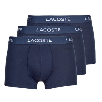 lacoste  boxers lacoste pack x3  men's boxer shorts in marine