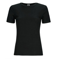 Clothing Women Short-sleeved t-shirts Petit Bateau MC COL ROND Black