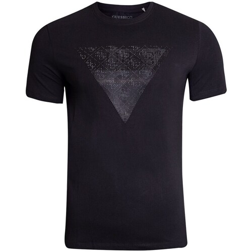 Clothing Men Short-sleeved t-shirts Guess M3GI33J1314JBLK Black