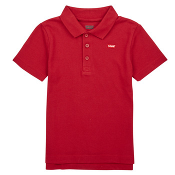 Clothing Boy Short-sleeved polo shirts Levi's BACK NECK TAPE POLO Red
