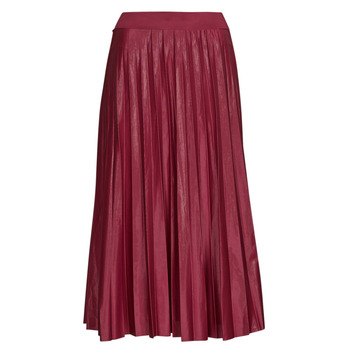 Clothing Women Skirts Vila VINITBAN SKIRT/SU Bordeaux