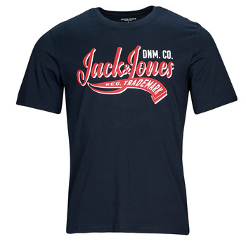 Clothing Men Short-sleeved t-shirts Jack & Jones JJELOGO TEE SS O-NECK 2 COL AW23 SN Marine