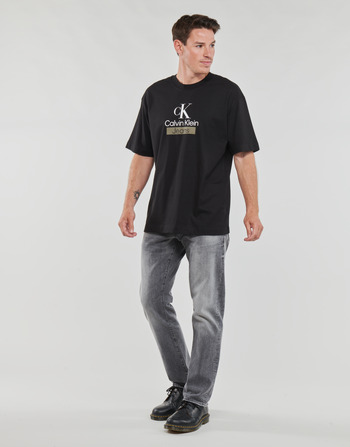 Calvin Klein Jeans STACKED ARCHIVAL TEE Black