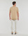 Clothing Men Short-sleeved t-shirts Calvin Klein Jeans VARSITY CURVE LOGO T-SHIRT Beige