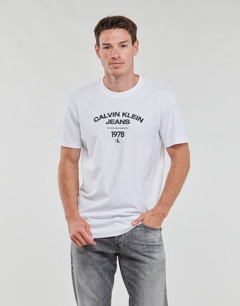 Calvin Klein Jeans VARSITY CURVE LOGO T-SHIRT