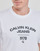 Clothing Men Short-sleeved t-shirts Calvin Klein Jeans VARSITY CURVE LOGO T-SHIRT White