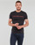 Clothing Men Short-sleeved t-shirts Calvin Klein Jeans CORE INSTITUTIONAL LOGO SLIM TEE Black / Red