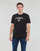 Clothing Men Short-sleeved t-shirts Calvin Klein Jeans VARSITY CURVE LOGO T-SHIRT Black