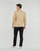 Clothing Men Sweaters Calvin Klein Jeans VARSITY CURVE CREW NECK Beige