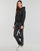 Clothing Women Sweaters Calvin Klein Jeans WOVEN LABEL HOODIE Black