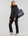 Clothing Women Duffel coats Calvin Klein Jeans MONOLOGO NON DOWN SHORT PUFFER Black