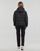 Clothing Women Duffel coats Calvin Klein Jeans MONOLOGO NON DOWN SHORT PUFFER Black