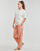 Clothing Women Sleepsuits Calvin Klein Jeans SLEEP SET Beige / Pink