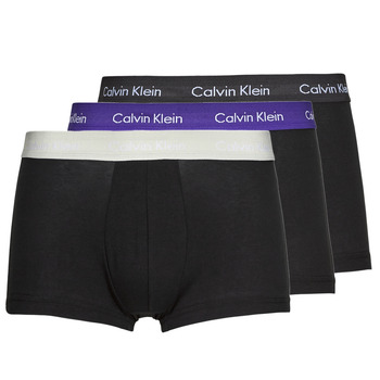 Underwear Men Boxer shorts Calvin Klein Jeans LOW RISE TRUNK X3 Black