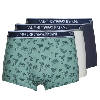 Underwear Men Boxer shorts Emporio Armani 3F717 X3 White / Blue / Blue