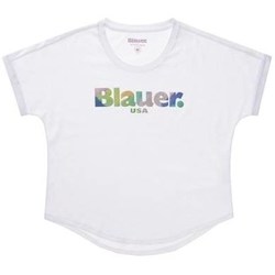 Clothing Women Short-sleeved t-shirts Blauer BLDH02243100 White