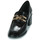 Shoes Women Loafers JB Martin VITA ACCESS Veal / Vintage / Black