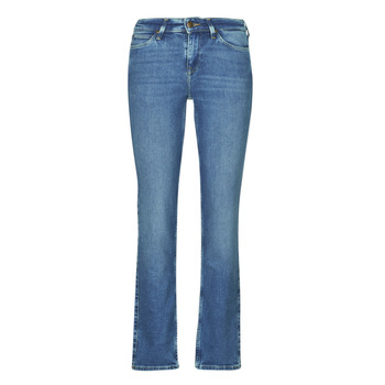 Clothing Women Straight jeans Lee MARION STRAIGHT Blue