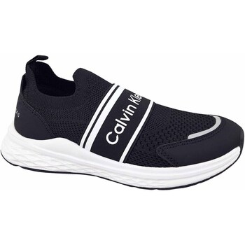 Shoes Children Low top trainers Calvin Klein Jeans Cut Easyon Sneaker Black