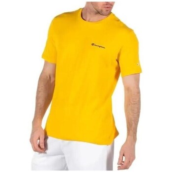 Clothing Men Short-sleeved t-shirts Champion Crewneck Tshirt Yellow