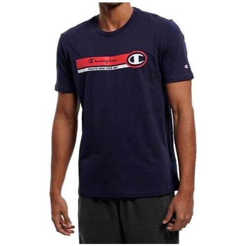Clothing Men Short-sleeved t-shirts Champion Crewneck Tshirt Marine