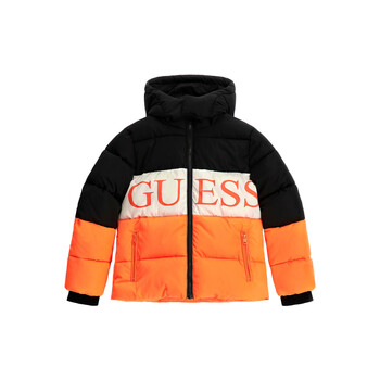 Clothing Children Duffel coats Guess L3BL02 Orange / Marine