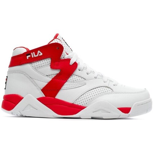 Shoes Men Mid boots Fila Msquad Mid Red, White