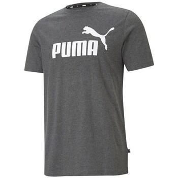 Clothing Men Short-sleeved t-shirts Puma Ess Heather Grey