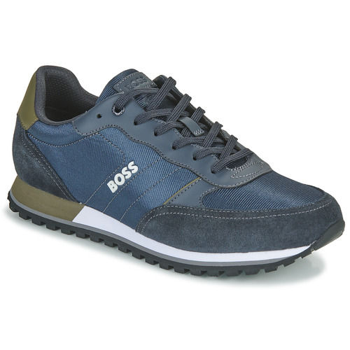 Mens Black Boss Space Low Trainers | Soletrader
