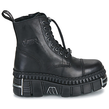 New Rock NEMESIS Black - Free delivery | Spartoo UK ! - Shoes Mid boots ...