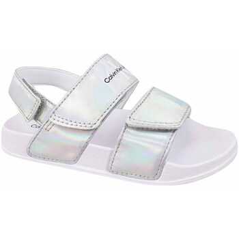Shoes Children Sandals Calvin Klein Jeans V1A2805251601904 Silver