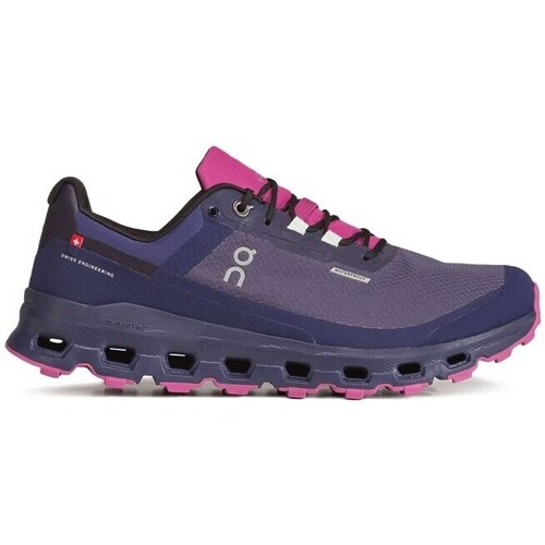 Shoes Women Running shoes On Cloudvista Violet, Navy blue