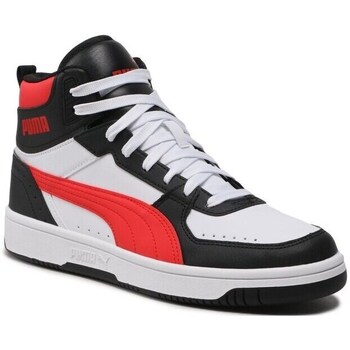 Shoes Men Hi top trainers Puma Rebound Joy White, Black, Red