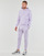 Clothing Men Sweaters Polo Ralph Lauren SWEATSHIRT CAPUCHE LOGO CENTRAL EN DOUBLE KNIT TECH Mauve