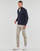 Clothing Men Jackets / Cardigans Polo Ralph Lauren GILET EN COTON TEXTURE Marine