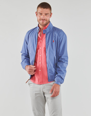 Clothing Men Jackets Polo Ralph Lauren BLOUSON ZIPPE AVEC DOUBLURE TARTAN Blue / Sky