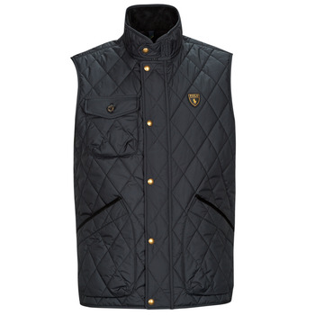 Clothing Men Duffel coats Polo Ralph Lauren BEATON VEST Black