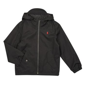 Clothing Boy Jackets Polo Ralph Lauren PRTLAND SHEL-OUTERWEAR-WINDBREAKER Black