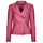 Clothing Women Leather jackets / Imitation leather Only ONLAVA FAUX LEATHER BIKER OTW Pink
