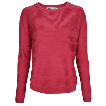 Clothing Women Jumpers Only ONLCAVIAR L/S PULLOVER KNT Red