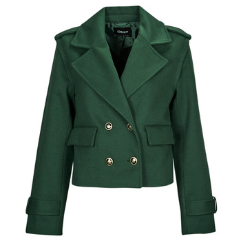 Clothing Women Coats Only ONLMOLLY SHORT JACKET CC OTW Green