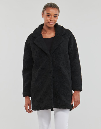 Clothing Women Coats Only ONLNEWAURELIA SHERPA COAT CC OTW Black