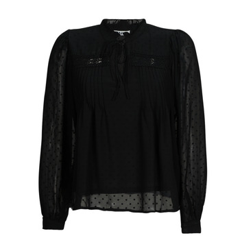 only  onlmadonna l/s top wvn  women's blouse in black