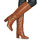 Shoes Women High boots MICHAEL Michael Kors HAMILTON HEELED BOOT Cognac