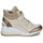 Shoes Women Hi top trainers MICHAEL Michael Kors GENTRY HIGH TOP Beige / Gold