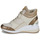 Shoes Women Hi top trainers MICHAEL Michael Kors GENTRY HIGH TOP Beige / Gold